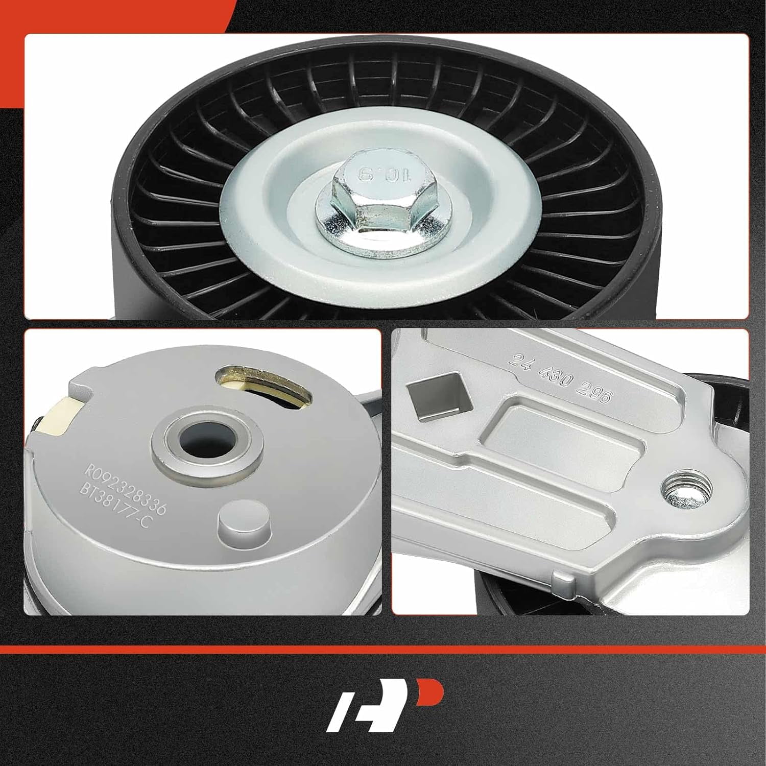 A-Premium OE Replacement Belt Tensioner Assembly Compatible with Equinox Malibu Cobalt