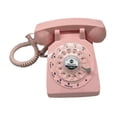 thumbnail image 3 of Abbracc Audio Guest Book Phone Vintage Phone Recorder Classic Desk Telephone Model Pink, 3 of 9