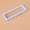 thumbnail image 2 of WHAMVOX 1Set Floating Frame Shadow Box Display Case White Plastic 3D Floating Effect For Home Use, 2 of 7