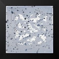 thumbnail image 2 of Arbel, Lori 12x12 Black Modern Framed Museum Art Print Titled - 19th Century Butterfly Constellations in Blue II, 2 of 5