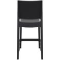 thumbnail image 4 of Compamia Siesta Maya Tabouret de Comptoir en Résine 25,6 Pouces Noir, 4 of 8