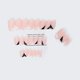 thumbnail image 4 of 24 Pices Carrs Faux Ongles Court, Blanc Et Noir French Press On Nails Courts, Trendy Faux Ongle Avec Colle Pour Femme Et Fille, Square Faux Ongles, 4 of 5