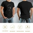 thumbnail image 5 of Hanmun Men's Xenomorph Cartoon T-Shirts Short Sleeve Cotton Round Crew Neck M T-Shirt Moisture Wicking Black USA, 5 of 9