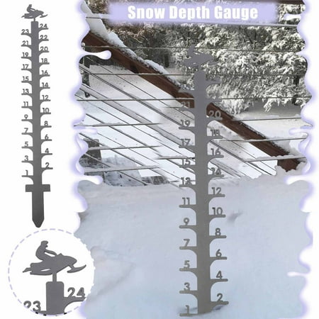 

Metal Garden 24cm Decoration Gift Handmade Outdoor Snow Pile Gauge Snowmobile Gauge Snow Gauge Measure Rain Snow Garden TANGNADE