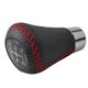thumbnail image 3 of for Universal 5-Speed Manual Gear Shifter Knob in Genuine Leather with Red Line-SI XI, 3 of 4