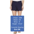 thumbnail image 3 of Lilly Pulitzer Buttercup Shorts True Navy Size 8, 3 of 4