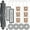 L10s Accessories, variant on 19Pcs Replacement Parts for Dreame L10S Ultra/Dreame L10s UltraNot for L10s Pro Ultra Heat Vacuum Cleaner Accessories Kit,1 Main Brush,2 HEPA Filters,4 Mop Pads,6 Dust Bags,6 Side Brushes