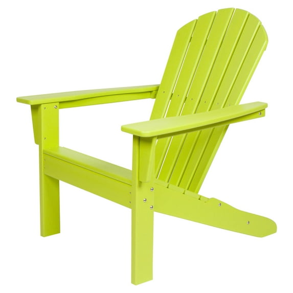 Shine Company Seaside Adirondack Chair - Lime Green