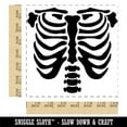 thumbnail image 2 of Human Ribcage Skeleton Bones Spooky Halloween Square Rubber Stamp Stamping Scrapbooking Crafting - Medium 1.75in, 2 of 7
