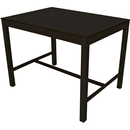 Mainstays Parsons Counter Height Dining Table, Black