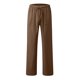 thumbnail image 3 of Pantalones largos de lino para hombre, nuevos, con cordón elástico, de color liso, holgados e informales, pantalones largos para hombre, 3 of 5