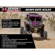 Demon Powersports Heavy Duty Axle for 2020-2021 Can-Am Maverick X3 Max X ds Turbo RR/Maverick X3 X ds Turbo RR/Maverick X3 X mr Turbo RR/Maverick X3 X rc Turbo RR Front Left,Front Right