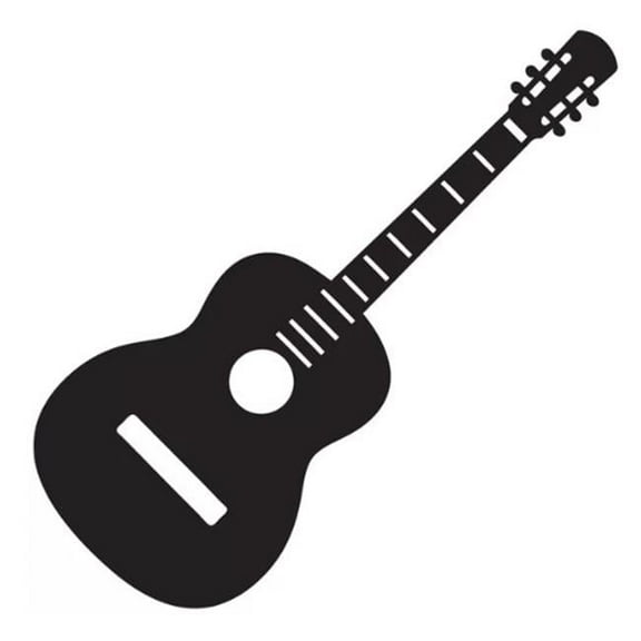Guitar Art on Board Wall Decor