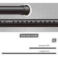thumbnail image 2 of Vailge Room Divider Tension Rods, Premium curtain Tension Rods,122-150 Inch,No Drilling, Adjustable Large Window Stall Tension Pole-Black, 2 of 9