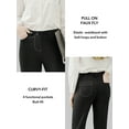 thumbnail image 3 of S P Y M Women's Stretch Dress Pants petite Casual Slacks Pants with 4 Pockets, Straight/Wide/Skinny Leg/Bootcut for Office Work Business, 3 of 5