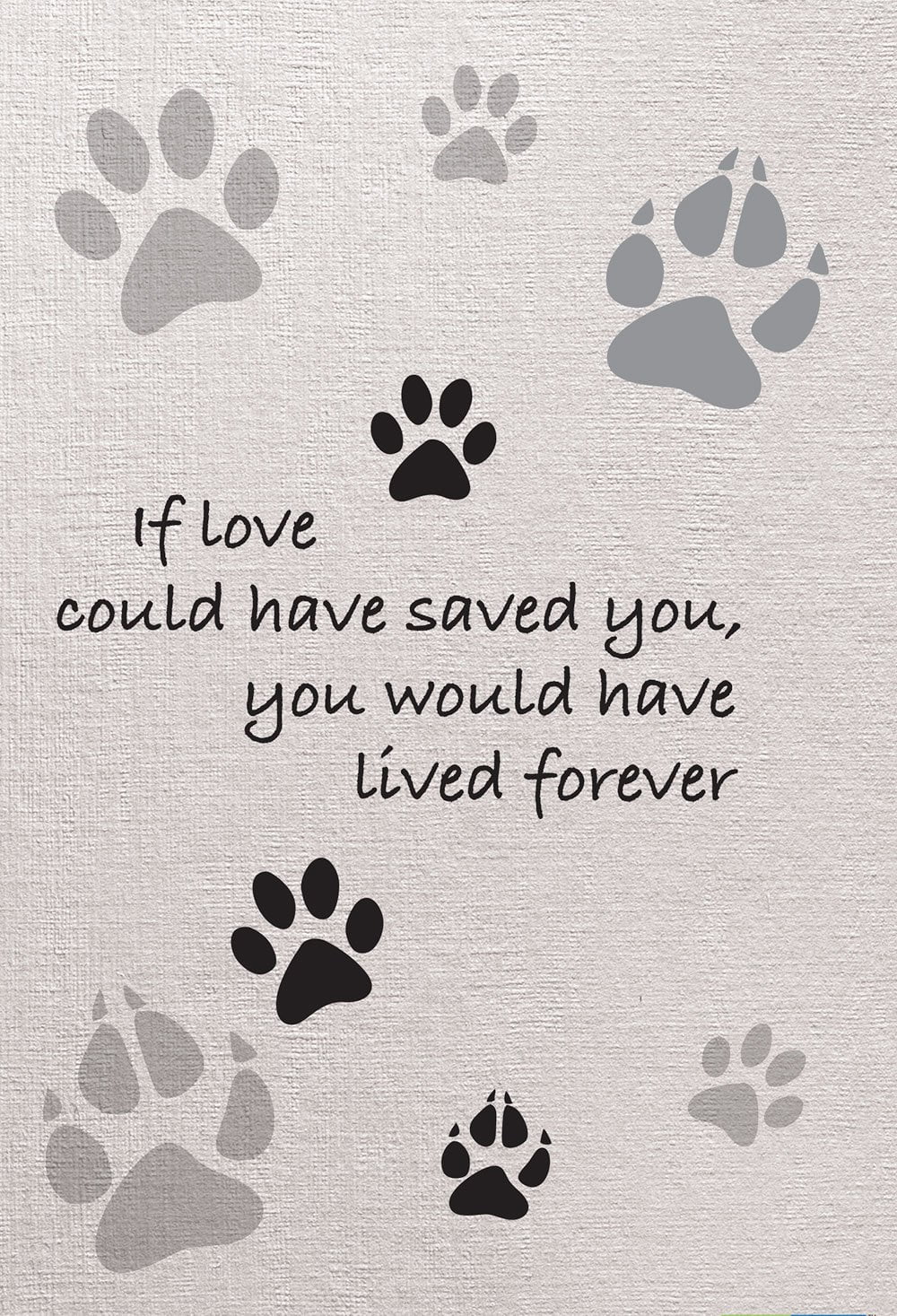 if love could have saved you pet memorial