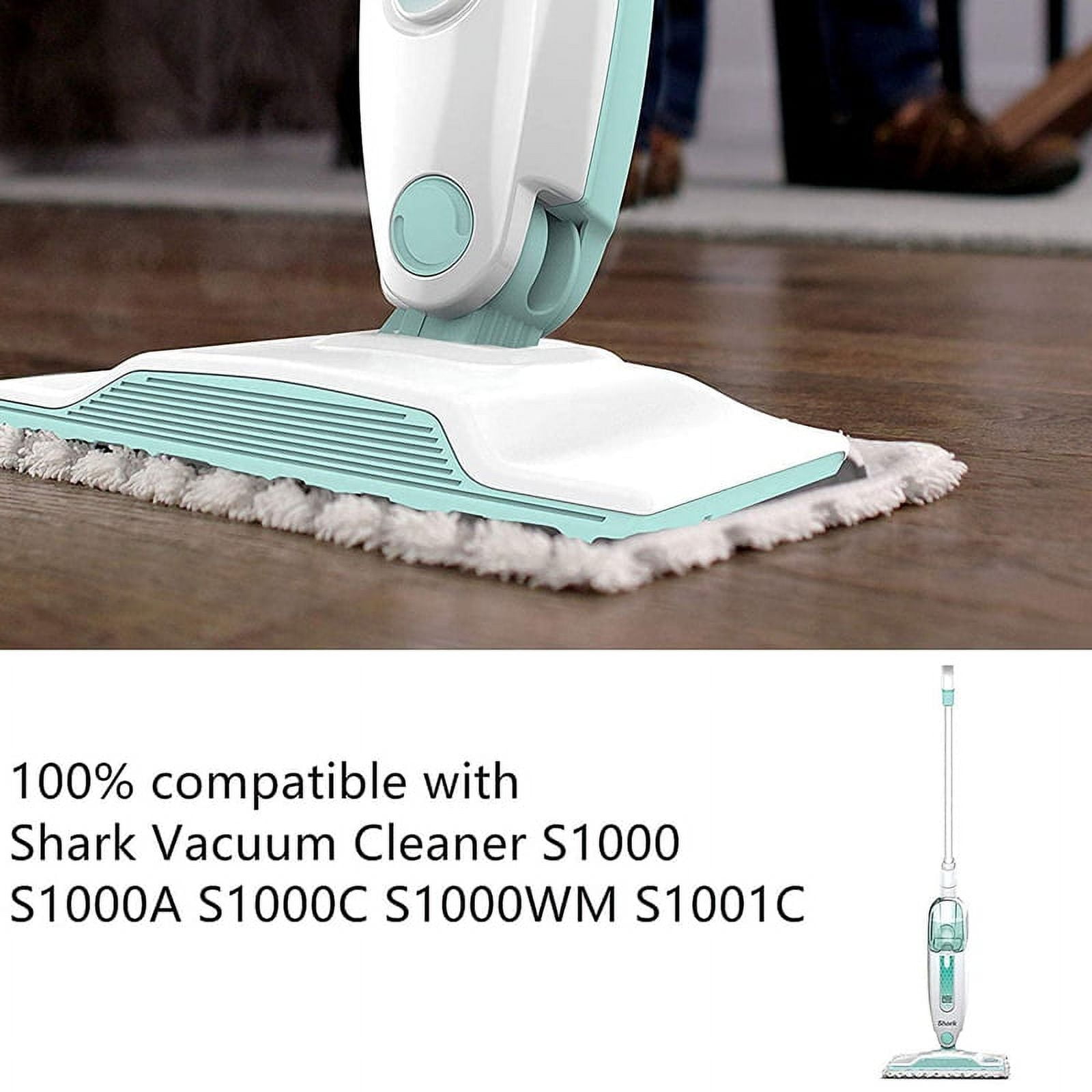 Klaqian 4-Pack Shark Steam Mop Pads - Washable Microfiber Replacement Pads For S1000, S1000A, S1000C, S1000WM, S1001C Models - View #3