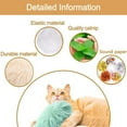 thumbnail image 4 of 3 Pack Cat Kicker Toys ,Cat Pillows Toys with Sound Paper,11" Long Soft Plush Cat Toys Interactive Toy,, Catnip Toys for Kitty Chewing Training Interactive, 4 of 5