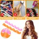 thumbnail image 3 of ER 24 Rulos para el Cabello (45 cm), Rizos con Ondas Mágicas para el Cabello, Rizos en Espiral, Rulos para el Cabello sin Ondas de Calor, Kit de Peinado Mágico con Ganchos para Peinar para la Mayoría de los Tipos de Peinados Rojo Verde, 3 of 5