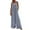 Pink, variant on ABATAB Overall for Women Summer Casual Wide Leg Jumpsuit Sleeveless Button Baggy Striped Rompers Trendy Outfits
