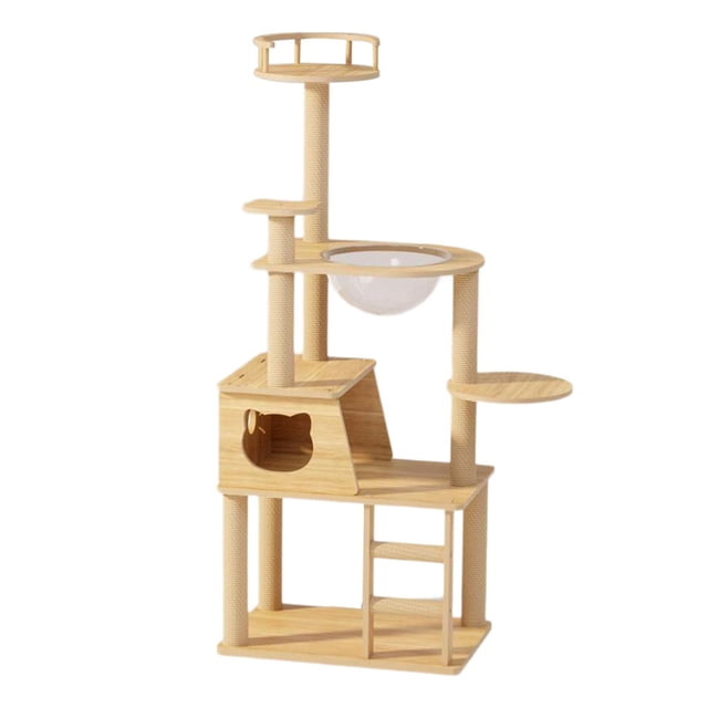 Tachiuwa Cat Tree Resting Activity Center Cat Nest for Kittens Small Large Cats Kitty B