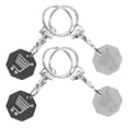 thumbnail image 5 of 4 Pcs Token Keychain Remover Charm Shopping Cart Hand Push Ultra-small, 5 of 8