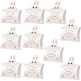 thumbnail image 5 of Up to 65% off Easter Decor Bunny Three Dimensional Cute Brief White Rabbits Pillow Shape Gift Box Cute Easter Candy Gift Box Decoration, 5 of 6