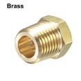 thumbnail image 4 of Unique Bargains Brass Pipe Fitting Reducer Adapter 1/4" NPT Male x 1/8" NPT Female for Water Oil Pressure Gauge,, 4 of 5