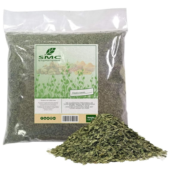 Naturejam Cilantro Leaves 1 Pound-Heat Sealed for Freshness Imported – Dried Leaves