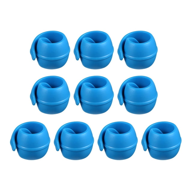 Unique Bargains Blue Silicone Sewing/Embroidery Machine Thread Spool Savers, 20 Pack
