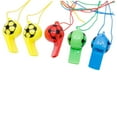 thumbnail image 1 of maskred Plastic Whistle Essential Camping and Boating Accessory Football whistle 5 Pcs 1Set, 1 of 6