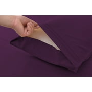 Okao Wholesale Bamboo Derived Rayon Pillowcase Set- Wrinkle Free - Wrinkle Free - Standard(King)-Purple