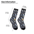 thumbnail image 2 of Uemuo Space Cars Printed Kids Boys Socks Seamless Crew Socks Crazy Funny Athletic Sport Socks for Children, 2 of 6