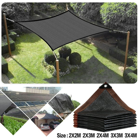 85% Black Shade Cloth, 10x13 Ft Durable Mesh Tarp with Grommets, Garden Sunblock Net for Patio for Plants Greenhouse Outdoor Pergola Sun Shade Neting for Chicken Coop Cover