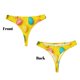 thumbnail image 3 of Balery Easter eggs (2) Tangas de Algodón para Mujer con Estampado – Ropa Interior Sexy, Transpirable, G-string-4X-Large, 3 of 6