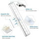 thumbnail image 2 of White Luz con sensor de movimiento para interiores, 10 luces LED para armario con sensor de movimiento, funciona con pilas, luces magnéticas debajo del gabinete, tira inalámbrica,, 2 of 5