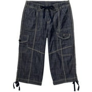 Faded Glory - Women's Cinched Capri Cargo Jeans