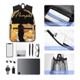 thumbnail image 4 of Disketp Pumpkin Pie Gnome Mochila Ligera Clásica con Múltiples Bolsillos, Mochila Casual para Hombre y Mujer, Ideal para Escuela, Trabajo y Viajes, 4 of 6