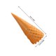 thumbnail image 1 of Mini Ice Cream Cones PVC Artificial Ice Cream Cone for Decoration 8Pcs, 1 of 3