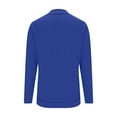 thumbnail image 5 of Coats for Women Long Sleeved Cardigan Casual Solid Color Jacket,Womens Coats Plus Size Blue XXL, 5 of 5