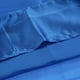 thumbnail image 3 of Funda de almohada cómoda de seda sintética tamaño Queen de 20 x 30 pulgadas, funda de cojín decorativa Azul, 3 of 9