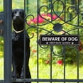 thumbnail image 3 of Mosey Weatherproof Warning Sign Beware of Dog 12x3 Inch Rust Free Metal Sign, 3 of 14