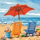 thumbnail image 3 of Pintura de bricolaje por números BLESIY Playa Cuadro de pintura al óleo, 3 of 6