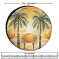 thumbnail image 2 of Merry Palm Trees And A Sun Camping Spare Tire Cover Tropical Plant Camping Wheel Protectors Tyre Covers Weatherproof Wheel Covers for Trailer SUV Truck Camper Travel Trailer Accessories 13inch, 2 of 8