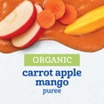 thumbnail image 3 of Gerber 2nd Foods Baby Food Organic for Baby Wonder Foods Baby Food, Carrot Apple Mango, 3.5 oz Pouch (12 Pack), 3 of 12