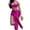 Hot Pink, variant on 2 Piece Skirt Sets for Women Solid Strappy Cropped Top Metallic Finish Stretchy Skirt Nightclub Suit Womens Summer Outfits Hot Pink L