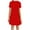 Red, variant on Shirt Dresses for Women Casual Summer Dress to Wear with Leggings Solid Color T-Shirt Loose Straight Dress Red, Size XL