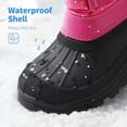 thumbnail image 2 of Dream Pairs Kids Boys Girls Warm Snow Boots Insulated Waterproof Winter Ski Boots, 2 of 6