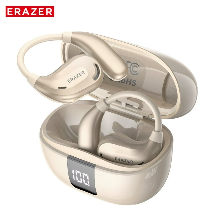 イヤホン earpadsbro ERAZER XT66PRO Bluetooth 6.0 Wireless Open-Ear Headphones, AI