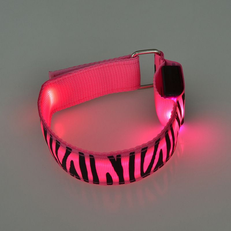 7 Color Led Reflective Flash Arm Belt Safety Strap Waterproof Warning